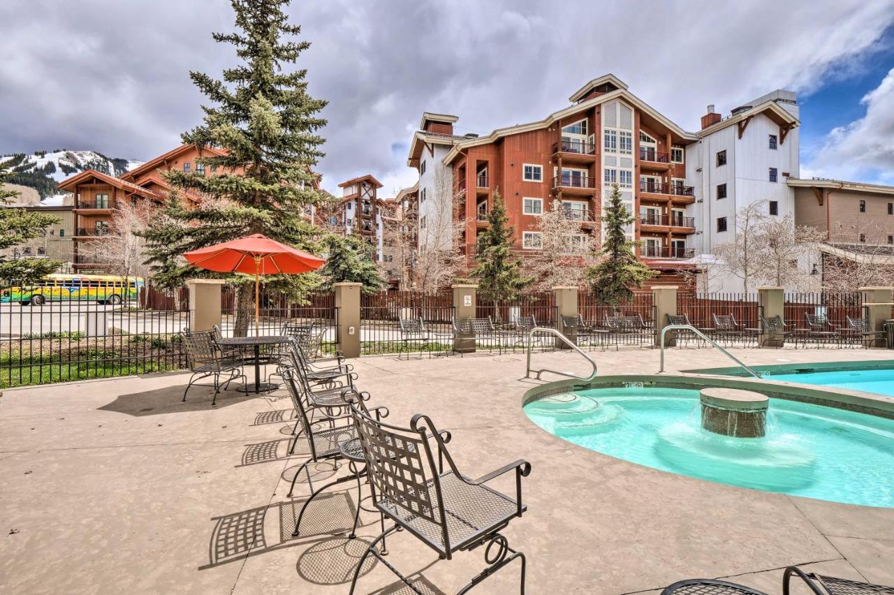 Idyllic Grand Lodge Condo Steps To The Cb Lifts! Mount Crested Butte المظهر الخارجي الصورة